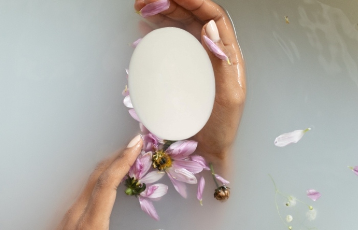 Soap May Sap Moisture From the Skin and Scalp Dry Skin